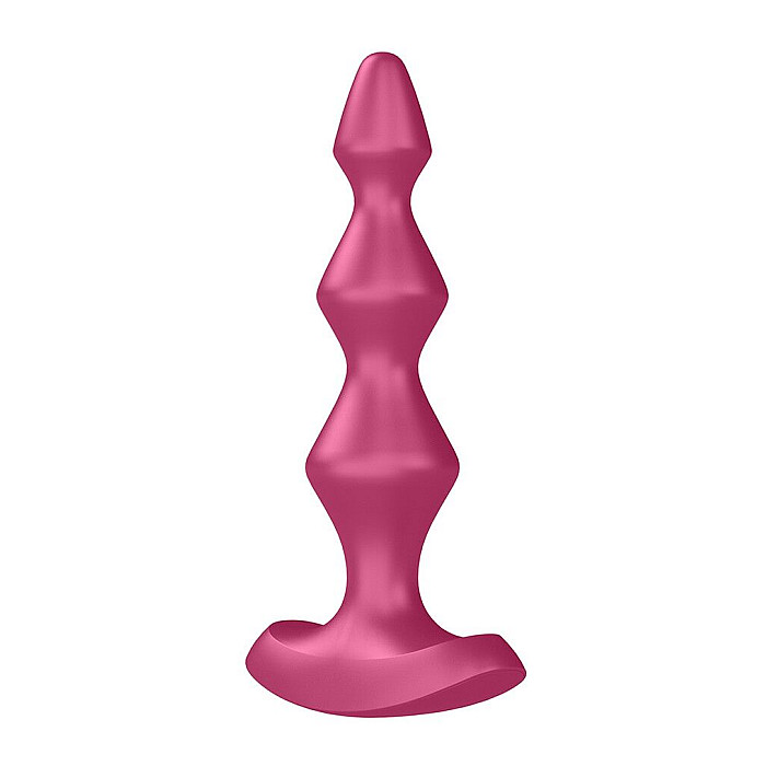 Анальный стимулятор-бусины с двумя моторами Satisfyer Lolli-Plug 1 Berry