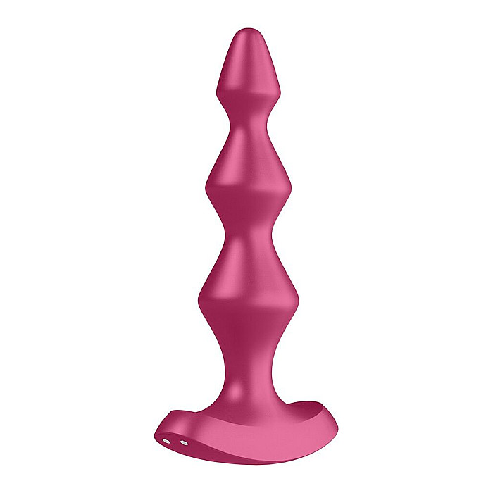 Анальный стимулятор-бусины с двумя моторами Satisfyer Lolli-Plug 1 Berry