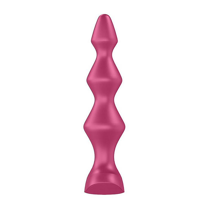 Анальный стимулятор-бусины с двумя моторами Satisfyer Lolli-Plug 1 Berry