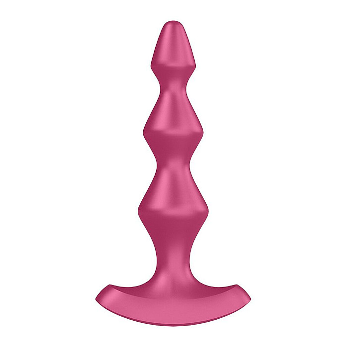 Анальный стимулятор-бусины с двумя моторами Satisfyer Lolli-Plug 1 Berry