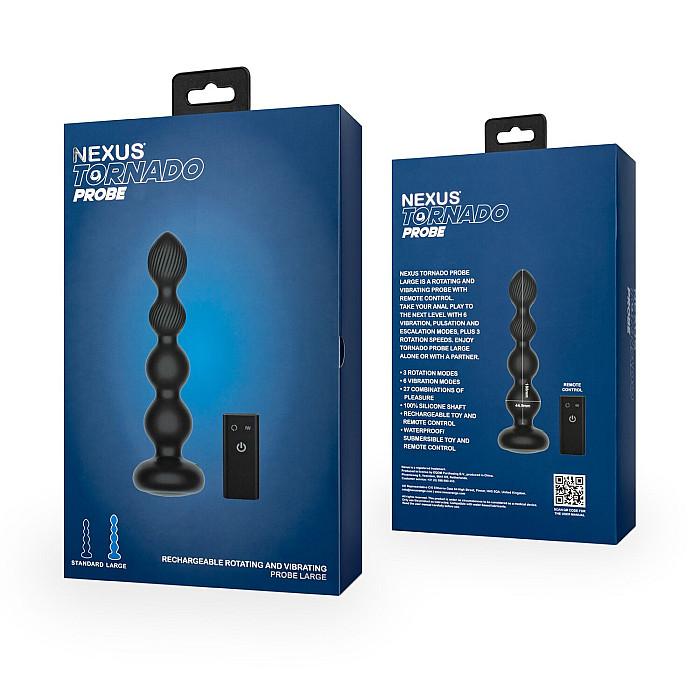 Анальний вібратор Nexus Tornado Probe Edition Large