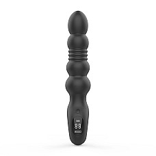 Анальный вибратор с пульсацией Loviss Thor Thrusting Anal Plug, 2 мотора