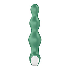 Анальный стимулятор-бусины с двумя моторами Satisfyer Lolli-Plug 2 Green