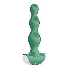 Анальный стимулятор-бусины с двумя моторами Satisfyer Lolli-Plug 2 Green
