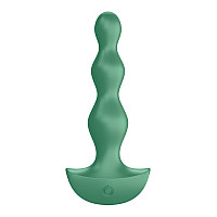 Анальный стимулятор-бусины с двумя моторами Satisfyer Lolli-Plug 2 Green