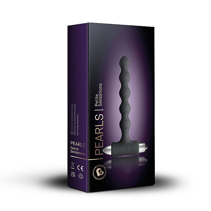 Анальний вібратор Rocks Off Petite Sensations — Pearls Black