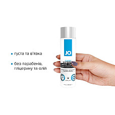 Густа змазка водно-силіконова System JO Classic Hybrid (120 мл) без парабенів, гліцерину та олій