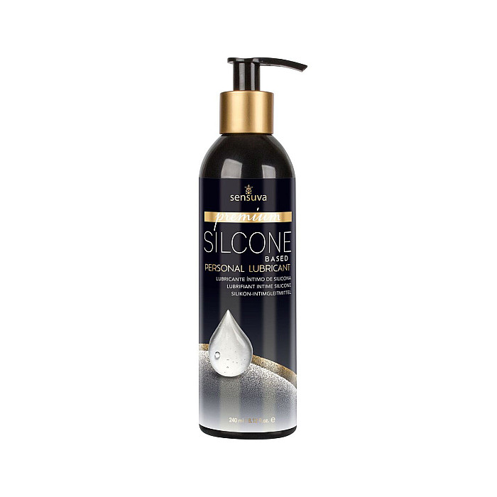 Силіконова змазка Sensuva Premium Silicone (240 мл), без гліцерину, парабенів і ментолу