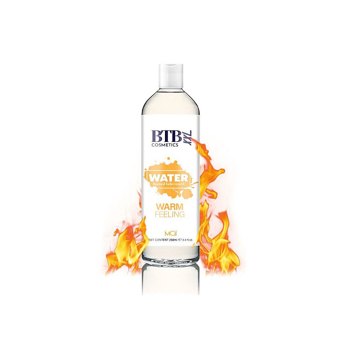 Розігрівальна змазка на водній основі BTB WARM FEELING (250 мл)