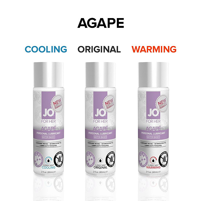 Смазка на водной основе JO AGAPE — ORIGINAL (120 мл) без глицерина, гликоля и парабенов