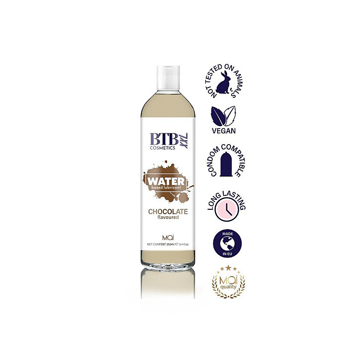 Смазка на водной основе BTB FLAVORED CHOCOLATE с ароматом шоколада (250 мл)