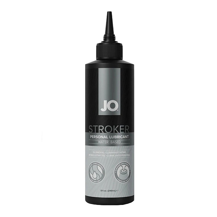 Лубрикант для мастурбаторов JO Stroker Lubricant 240 мл, на водной основе, густой, с аппликатором