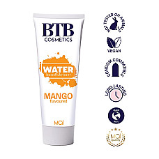 Смазка на водной основе BTB FLAVORED MANGO с ароматом манго (100 мл)