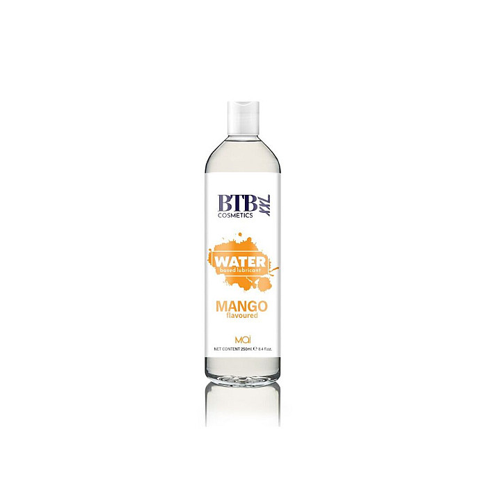 Змазка на водній основі BTB FLAVORED MANGO з ароматом манго (250 мл)