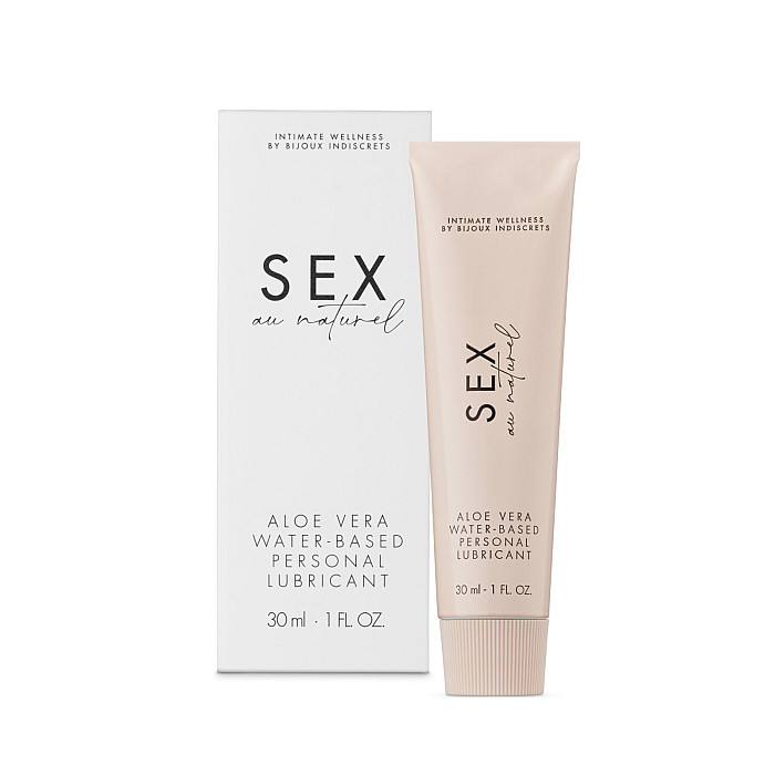 Ухаживающий лубрикант на водной основе Bijoux Indiscrets Sex au Naturel – Aloe Vera