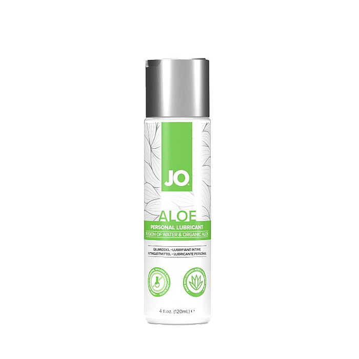 Смазка на водной основе JO H2O Organic Aloe (120 мл), увлажняющий и успокаивающий эффект