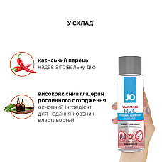 Зігрівальна змазка на водній основі System JO H2O WARMING (30 мл) з екстрактом перцевої м’яти