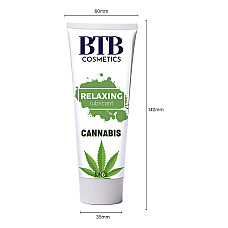 Смазка на гибридной основе BTB Relaxing Lubricant Cannabis (100 мл)