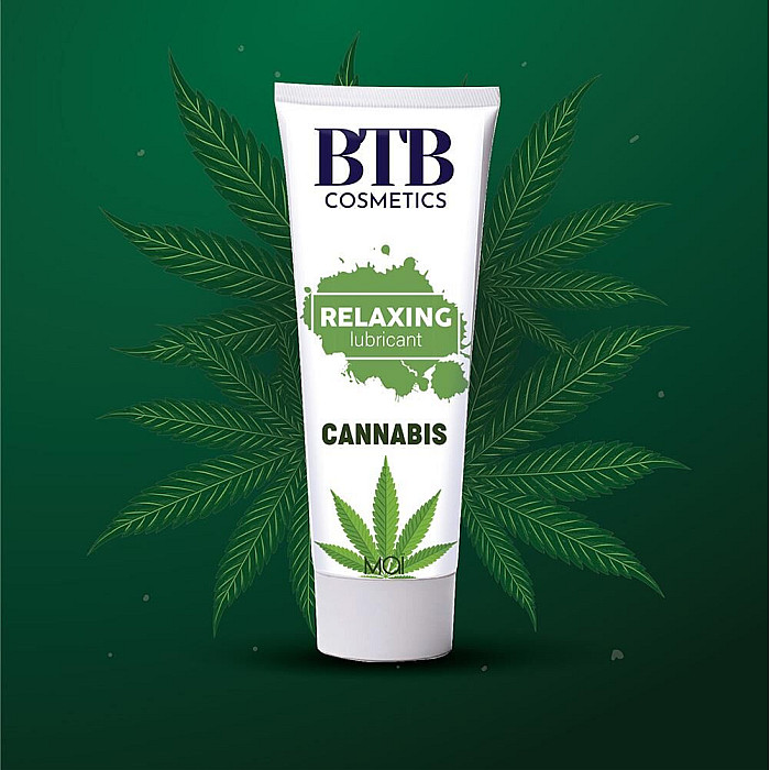 Змазка на гібридній основі BTB Relaxing Lubricant Cannabis (100 мл)