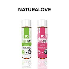 Смазка на водной основе JO NATURALOVE — ORGANIC (60 мл) с экстрактом листьев агавы и ромашки