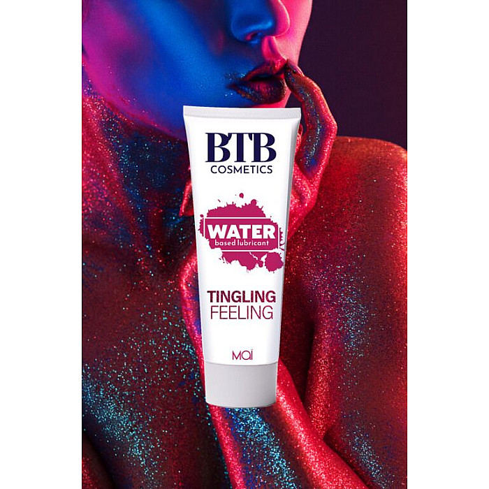 Смазка на водной основе с эффектом вибрации BTB EFECTO TINGLING (100 мл)