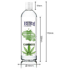 Смазка на гибридной основе BTB Relaxing Lubricant Cannabis (250 мл)