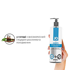 Смазка на водной основе JO H2O ORIGINAL (480 мл) маслянистая и гладкая, растительный глицерин