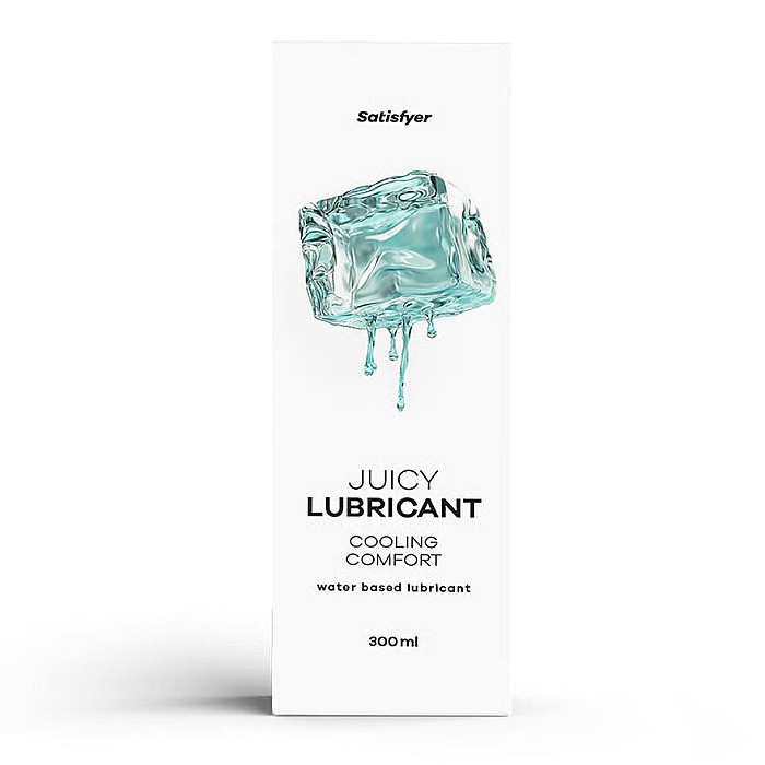 Лубрикант на водной основе Satisfyer Juicy Lubricant Cooling Comfort water based 300 мл