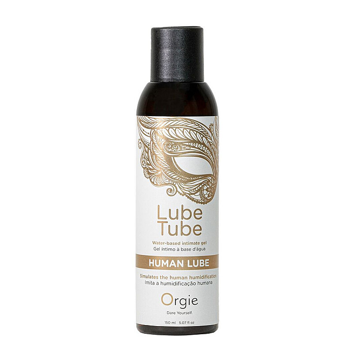 Лубрикант на водной основе Orgie Lube Tube Human Lube, 150 мл, имитация естественной смазки и слюны