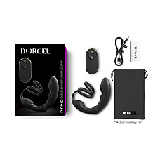 Массажер простаты Dorcel P-Ring с эрекционным кольцом и пультом ДУ