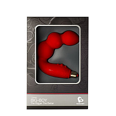 Вибромассажер простаты Rocks Off Big-Boy Red, массаж промежности, макс диаметр 4см