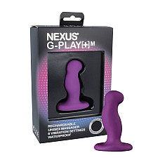 Вибромассажер простаты Nexus G-Play Plus M Purple, макс. диаметр 3 см, перезаряжаемый