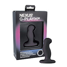 Вибромассажер простаты Nexus G-Play Plus M Black, макс. диаметр 3 см, перезаряжаемый
