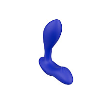 Смарт-вибромассажер простаты We-Vibe Vector+ ROYAL BLUE, пульт ДУ, регулируемый угол наклона