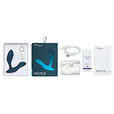 Смарт-вибромассажер простаты We-Vibe Vector с пультом ДУ, регулируемый угол наклона