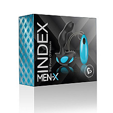 Вибромассажер простаты Rocks Off Men-X - Index с пультом и съемной насадкой