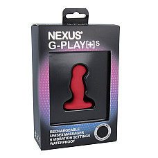 Вибромассажер простаты Nexus G-Play Plus S Red, макс диаметр 2,3 см, перезаряжаемый