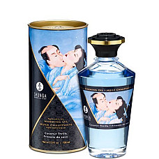Разогревающее масло Shunga Aphrodisiac Warming Oil – Coconut Thrills (100 мл) без сахара, вкусное
