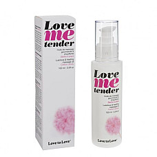 Массажное масло Love To Love - Love Me Tender, Cotton candy, 100мл, аромат сахарная вата,без парабенов