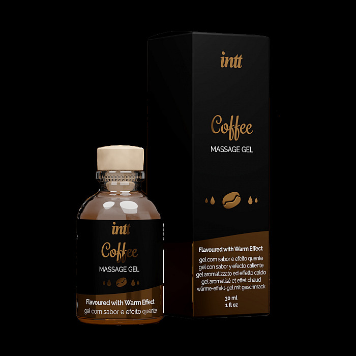 Массажный гель для интимных зон Intt Coffee (30 мл) разогревающий