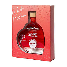 Масажна олія EXSENS With Passion Candy Apple 50мл розігріваюча, без цукру, їстівна
