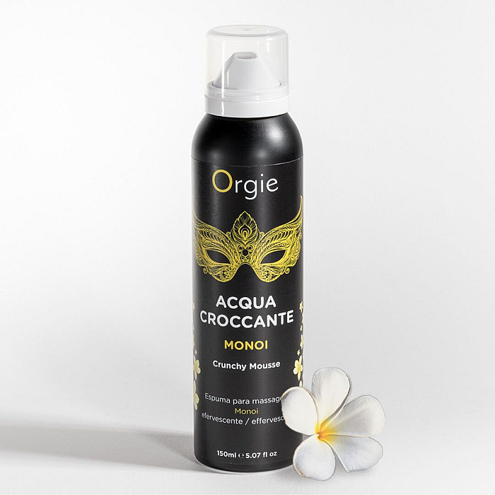 Массажная пенка Orgie – Acqua Croccante Monoi (150 мл), эффект лопающихся пузырьков