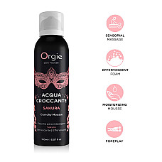 Массажная пенка Orgie – Acqua Croccante Sakura (150 мл), эффект лопающихся пузырьков