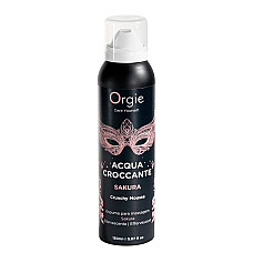 Массажная пенка Orgie – Acqua Croccante Sakura (150 мл), эффект лопающихся пузырьков