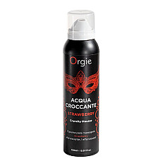 Массажная пенка Orgie – Acqua Croccante Strawberry (150 мл), эффект лопающихся пузырьков