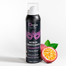 Массажная пенка Orgie – Acqua Croccante Passion Fruit (150 мл), эффект лопающихся пузырьков