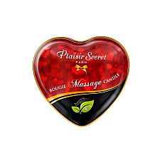 Масажна свічка серце Plaisirs Secrets Natural (35 мл)
