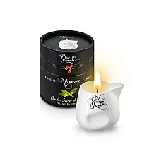 Масажна свічка Plaisirs Secrets Ylang Patchoul (80 мл) подарункова упаковка, керамічний посуд