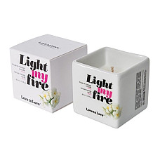 Масажна свічка Love To Love LIGHT MY FIRE Monoi (80 мл) без парабенів і консервантів