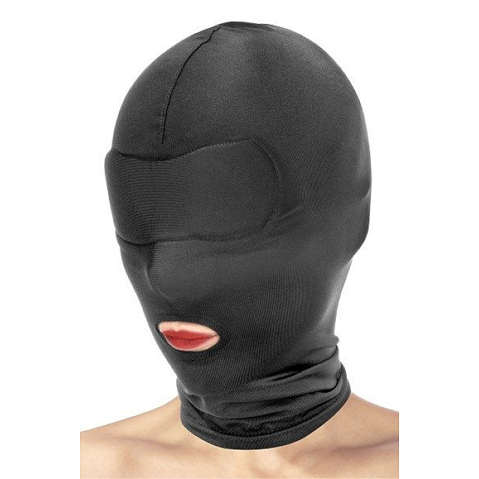 Капюшон для БДСМ с открытым ртом Fetish Tentation Open Mouth Hood
